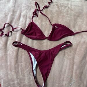 Maroon (Small) Boutine LA SET